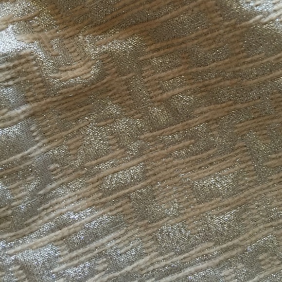 Ann Taylor LOFT | Metallic Jacquard Skirt - Picture 8 of 8